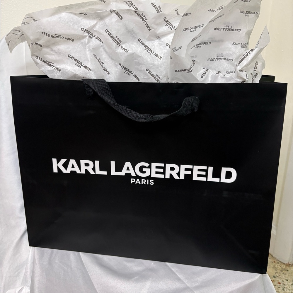 Karl Lagerfeld Black Embellished Crossbody Bag - Picture 10 of 10